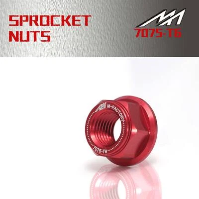 Rear Sprocket Nut M10 Red For Ducati 749 / S / R 03-06 05 04 Foto 1 de 3