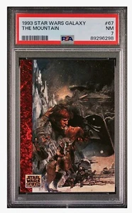 1993 Topps Star Wars Galaxy Series 1 #67 The Mountain PSA 7 LOW POP - Picture 1 of 2