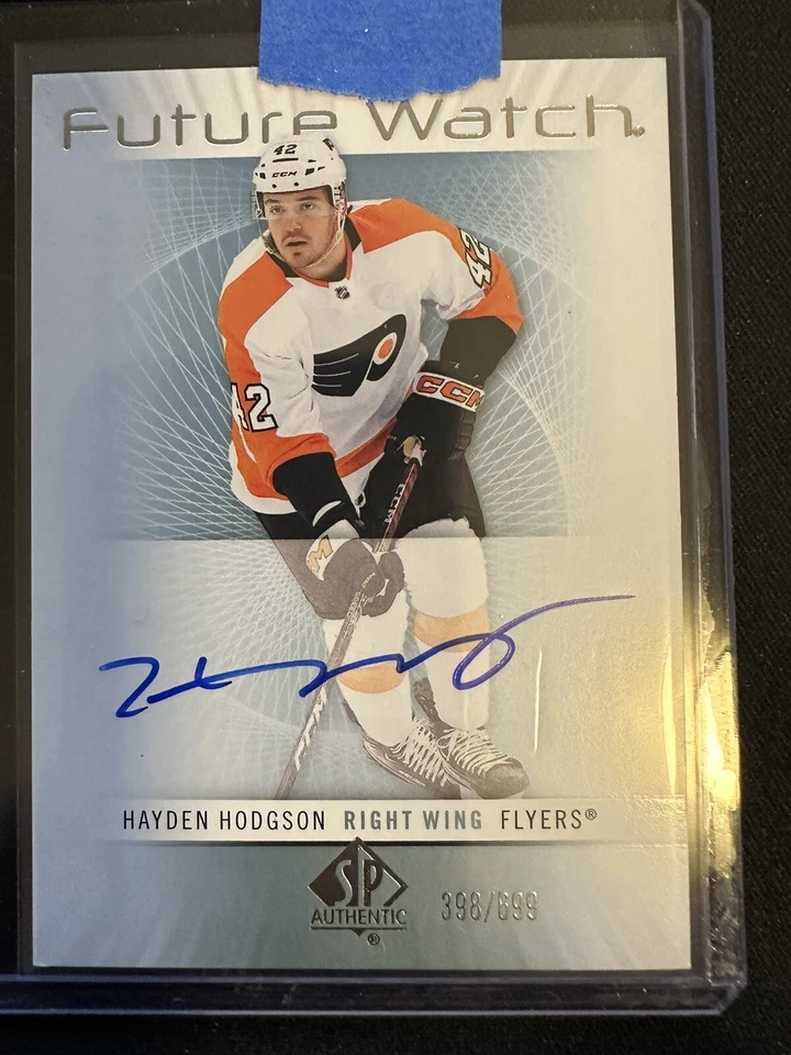 2022-23 UD SP Authentic Retro Future Watch Auto /699 - Hayden Hodgson #RFWA-HH - Image 1 of 2