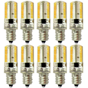 10pcs E12 Candelabra C5 80 3014 LED Candle Christmas Light Bulb Warm White 120V - Picture 1 of 5