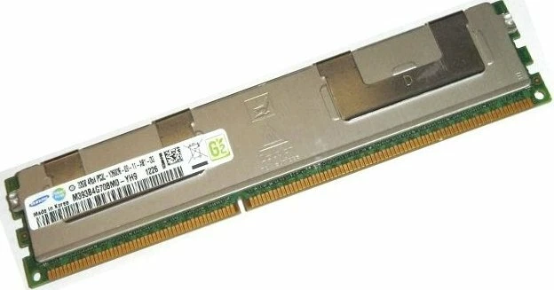 Samsung 32GB 4Rx4 PC3-8500R DDR3 1066Mhz Server-Ram Reg ECC M393B4G70BM0-YH9 - Image 1 of 1