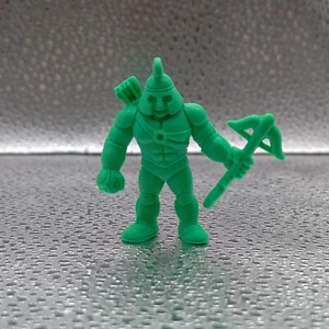 M.U.S.C.L.E Figure Kinnikuman #134 Black Knight Green Kinkeshi 1980s - Picture 1 of 4