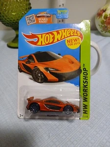 Hot Wheels ~ McLAREN P1 ~ HW Workshop - Garage ~Orange ~ #223/250 - Picture 1 of 3