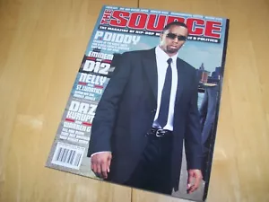 Vintage Source Magazine P Diddy Bad Boy September 2001 Proof Suge Knight VTG - Picture 1 of 12