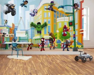 Fotomural Estándar Marvel Spidey 400x250 cm Guardería Papel Pintado No Tejido Tour Friends - Imagen 1 de 6