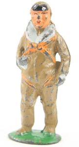C1937 Barclay B80 741 Cast Lead Dimestore Toy Soldier WWI Aircraft Pilot Aviator - Bild 1 von 8