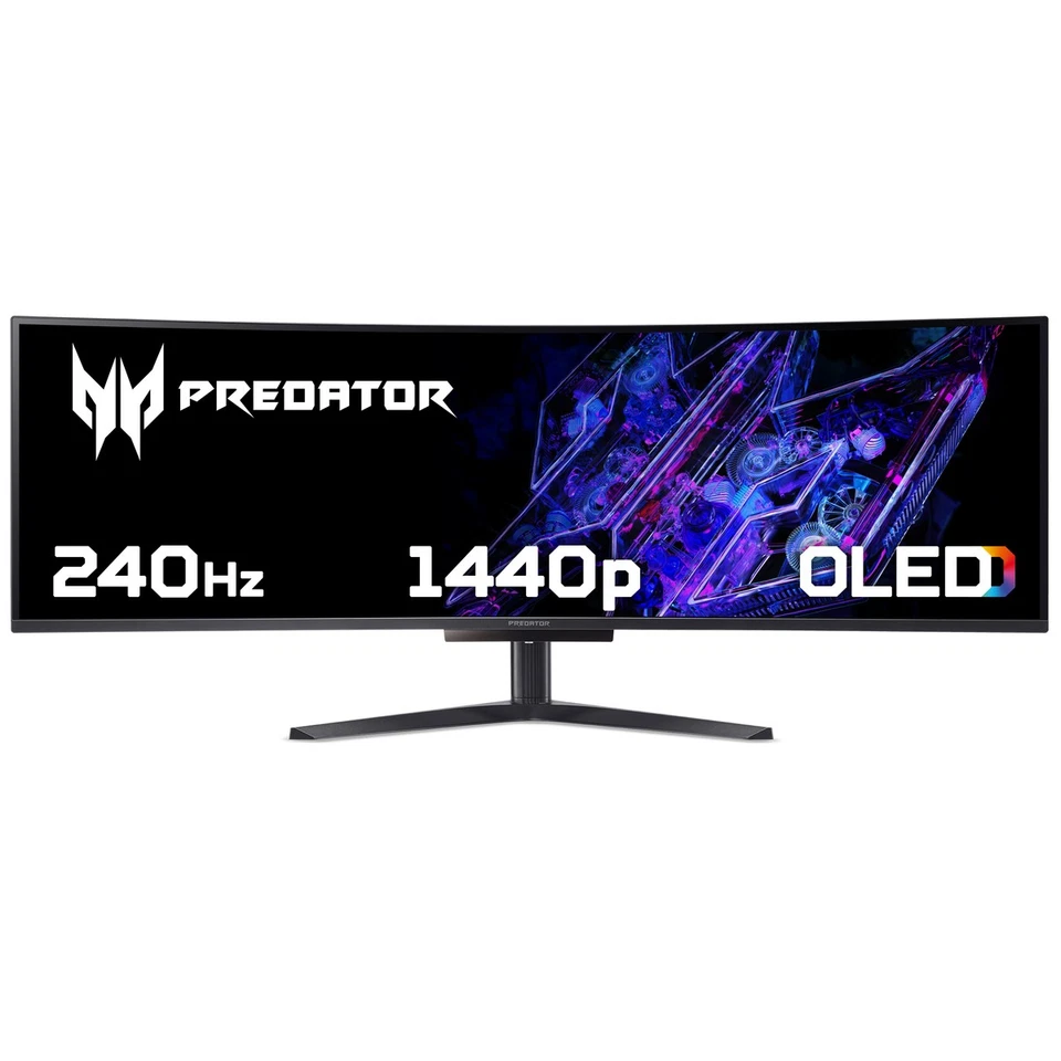 Acer X Predator X49X 49" Class Dual Quad HD 240Hz 0.03ms 1800R Curved Gaming OLE - Image 1 of 1