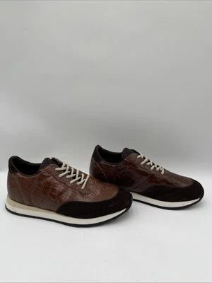 Giuseppe Zanotti Jimi Running Sneakers Brown Size 43 - Image 1 of 4