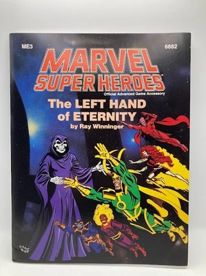 TSR Marvel Super Heroes The Left Hand Of Eternity ME3 RPG #6882 Map Excellent - Image 1 of 4