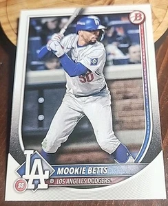 2025 Bowman Mookie Betts #16 Los Angeles Dodgers - Picture 1 of 2