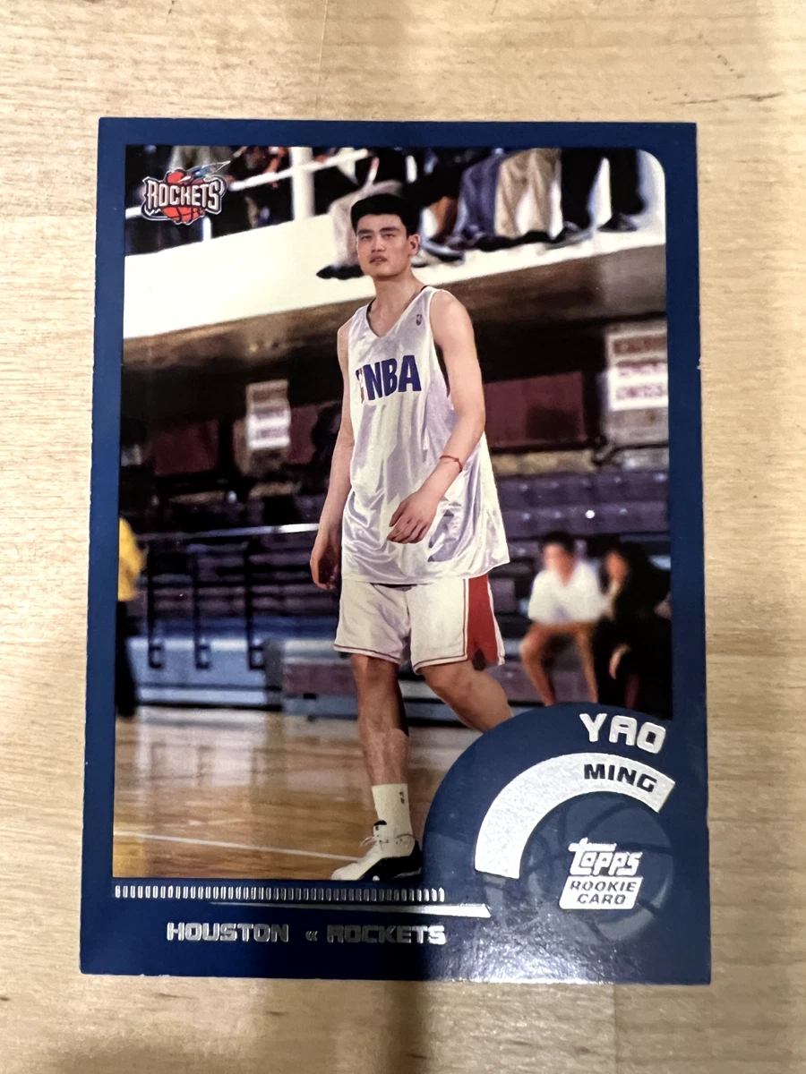 Topps Yao Ming Basketball Rookie Sports Trading Cards
