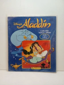 1994 Panini Disney's Aladdin Complete Sticker set with Album, sealed, unpeeled - Picture 1 of 16