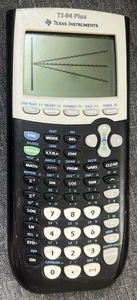 Ti 84 Plus Graphing Calculator Texas Instruments Black Free Shipping *Tested* - Picture 1 of 11