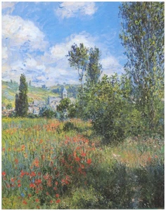 Path on the Island of Saint Martin, Vetheuil (10 blank cards with envelopes) - Picture 1 of 1