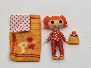 3" Lalaloopsy Mini Peppy Pom Poms Doll Sew Sleepy Series 8 w Sleeping Bag - Picture 1 of 3