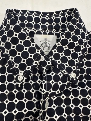 Brooks Brothers Black Fleece Thom Browne Cotton Geometric Shirt USA BB0 Pre-Own - Image 1 of 4