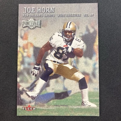 Joe Horn 2000 Fleer Metal Card #198 NFL New Orleans Saints - Image 1 of 2