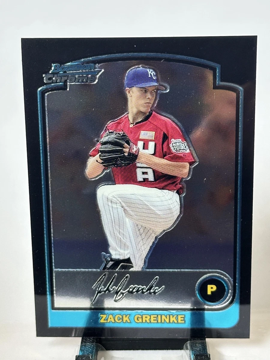 1円スタート】ZACK GREINKE 2003 TOPPS BOWMAN CERTFIED AUTOGRAPH