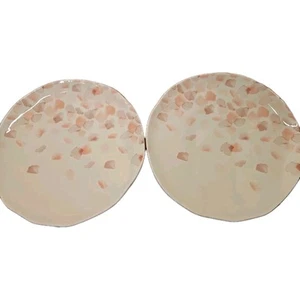 2 Sweese Rose Plates ~ Rose Petal Design 8.5" - Picture 1 of 3