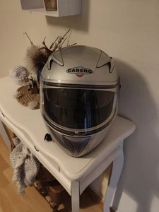Caberg Solo-104 "V2R" Motorradhelm Silber mit Sonnenblende Größe M - Bild 1 von 9