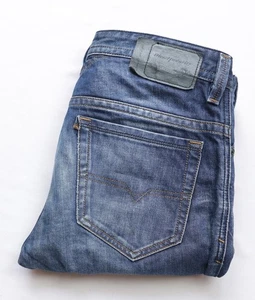 Diesel Thavar Slim Skinny Jeans men size W29 L30 S Small blue Zip Fly 0806U - Picture 1 of 12