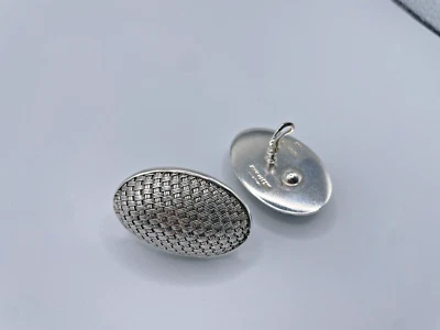 Pendientes/clips cúpula tejida JOHN HARDY plata de ley Foto 1 de 4