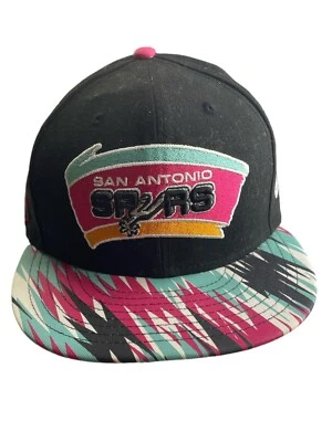 San Antonio Spurs New Era Hardwood Classics Tribal Neon Snap Back Hat NEW - Изображение 1 из 4
