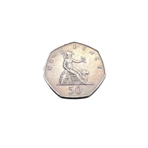 British Fifty New Pence (1969) - Picture 1 of 2