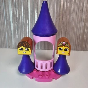 Offizielle Lego Duplo rosa lila Burg Stck. rosa lila Dach Turm Fenster Druck - Bild 1 von 7