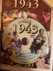 1943 FLICKBACK ~ DVD & Greeting Card ~ Birthday or Anniversary Gift - NEW - Picture 1 of 1