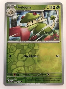 Pokémon TCG Scarlet & Violet Breloom Reverse Holofoil 004/198 NM - Picture 1 of 2