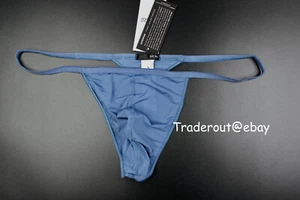 Hom Men midblue blue Plume temptation G-string thong underwear size L XL - Picture 1 of 10