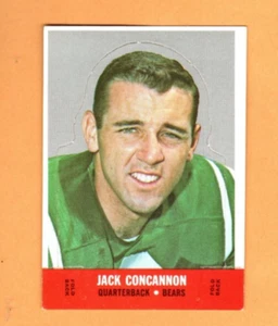 1968 Topps Fútbol Stand Up Jack Concannon - Chicago Bears, ¡casi como nuevo! - Imagen 1 de 1