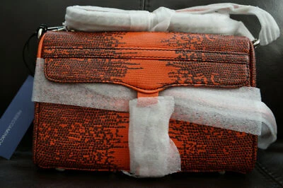 Nuevo con etiquetas Auténtico Bolso Bandolera/Hombro Rebecca Minkoff Mini M.A.C Naranja $225 Foto 1 de 4