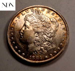 1884-O Morgan Dollar - Gem BU (toned) - 90% Silver - Better Date #MD642 - Picture 1 of 3