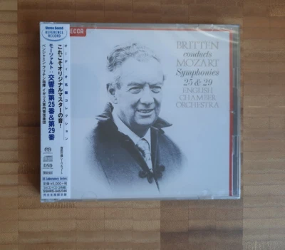 Britten - Mozart Symphony 25 and 29 Decca Stereo Sound Japan CD + SACD NEW - Image 1 of 2
