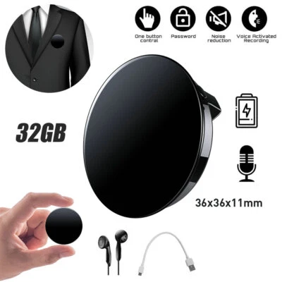 Mini Digital Voice Recorder Voice Activated Recorder Listening USB w/Earphone - Image 1 of 4