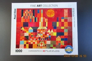 Eurographics Puzzles Fine Arts Collection  Castle and Sun by Paul Klee  1000 pc. - Bild 1 von 7