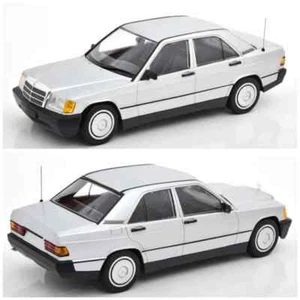 1/18 MERCEDES BENZ 190 E (W201) 1984 PLATA MINICHAMPS - Imagen 1 de 3