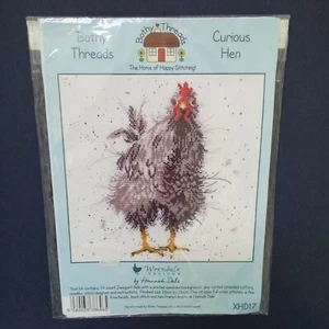 Bothy Threads Counted Cross Stitch Kit Curious Hen XHD17 - Picture 1 of 4