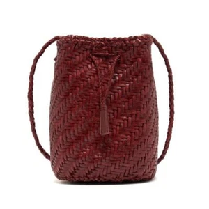 Dragon Diffusion 8838 BORDO Pom Pom Double Jump Shoulder Bag - Picture 1 of 8