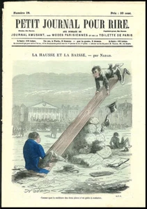 PJPR #19 1850s NADAR Cover Illustrated HUMOR Paris Morals PROSTITUTION Satire - Picture 1 of 4
