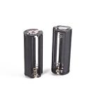 2Pc Cylindrical Case Battery Holder For 3 x AAA Battery Box Toy Flashlight Lamp
