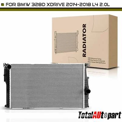 Nuevo radiador sin enfriador de aceite de transmisión para BMW 328d xDrive 2014-2018 L4 2,0 L Foto 1 de 4