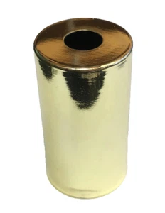 Nuevo vaso de enchufe de lámpara de 1 7/8" para enchufes cortos de candelabro, acabado de latón pulido - Imagen 1 de 3