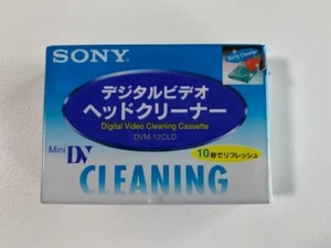 SONY Cleaning Cassette Mini DV Head Cleaner DVM4CLD2 New Japan - Picture 1 of 3