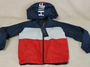 Tommy Hilfiger Mens Soft Shell Jacket Coat Hooded Performance Kids size 5 - Picture 1 of 4