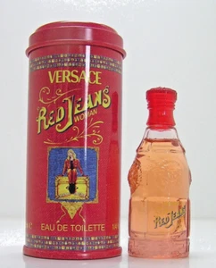 Jeans Gianni Versace Rojo Mujer Miniatura 7,5 ml EDT / Eau de Toilette - Imagen 1 de 1