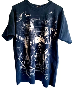 Liquid blue 1990s Dragons & Wizard T Shirt Mens Large RARE - Picture 1 of 5