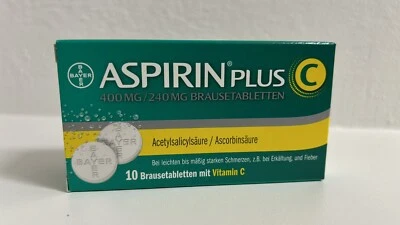 BAYER ASPIRIN plus C Brausetabletten, 10 Stück, PZN 01406632